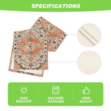 Artoid Mode Boho Bohemia Style Orange Table Runner, Country Rustic Farmhouse Magical Fall Kitchen Dining Table Decoration for Home Party Decor 13x72 Inch Artoid Mode