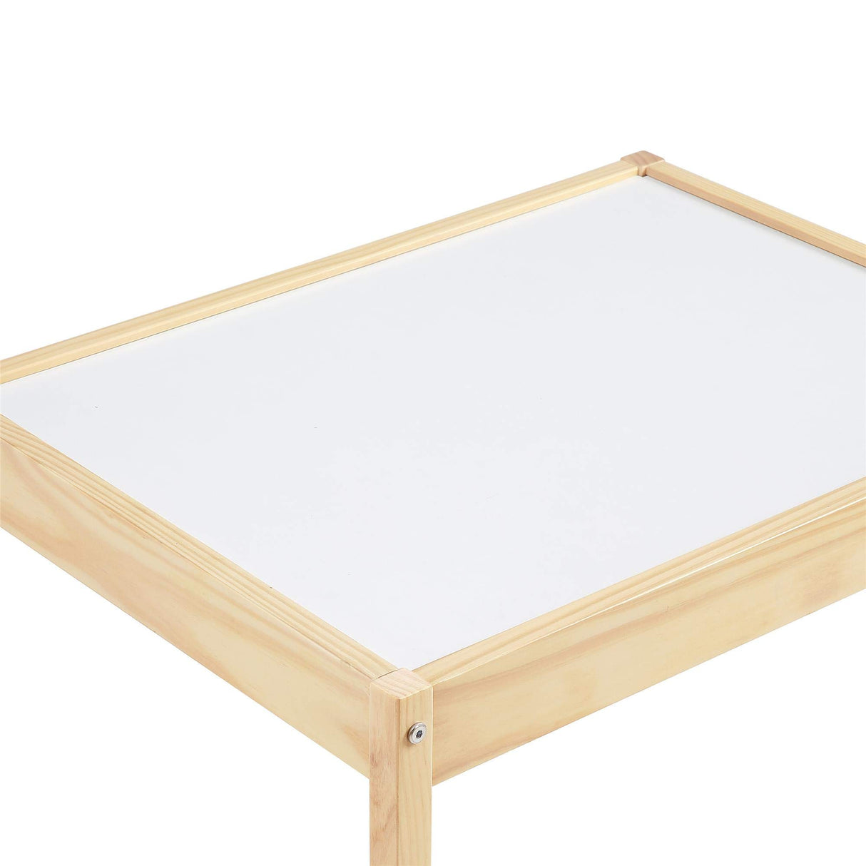 Baby Relax Hunter 3-Piece Kiddy Table & Chair, Natural/White Table Set Baby Relax