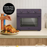 bella Air Fry Toaster Oven, 7 Preset Cooking Options, Dishwasher-Safe EverGood Coated Trays Included, 60-Minute Auto Shutoff w Audible Timer, Power Indicator Light, 1700 Watt, Plum BELLA