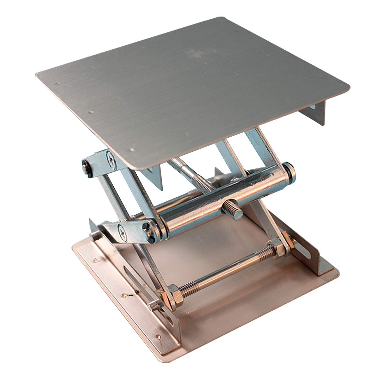 Labjack Stands Stainless Steel Lab Jack Stand Table Lift Laboratory Mini Scissor Lift ...