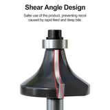 Fivepears 12 Pieces Tungsten Carbide Router Bit Set 1/4 Inch Shank for Beginners Woodworking, Include Straight, Dovetail, Chamfer, Cove, Flush Trim, Round Over, 90 V Grooving, Raised Panel Router Bit FIVEPEARS