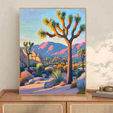 ACIOPPL Sight Paint by Numbers for Adults Beginner National Park DIY Acrylic Painting Kit Landscape Oil Painting by Number Kit Scenery Drawing Canvas Set for Home Wall Decor Joshua Tree National Park Generic