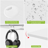 farexon Electric Standing Desk Adjustable Height, 48x24 Inches Stand Up Desk with 4 Preset Heights, Lockable Casters, Double Hooks,27.5''-46.5'' Lifting Range Home Office Computer Desk（White） farexon