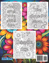 You Are Unstoppable: A Motivational Coloring Book for Adults: 50+ Inspirational drawings and Quotes for Everyone Lindesa