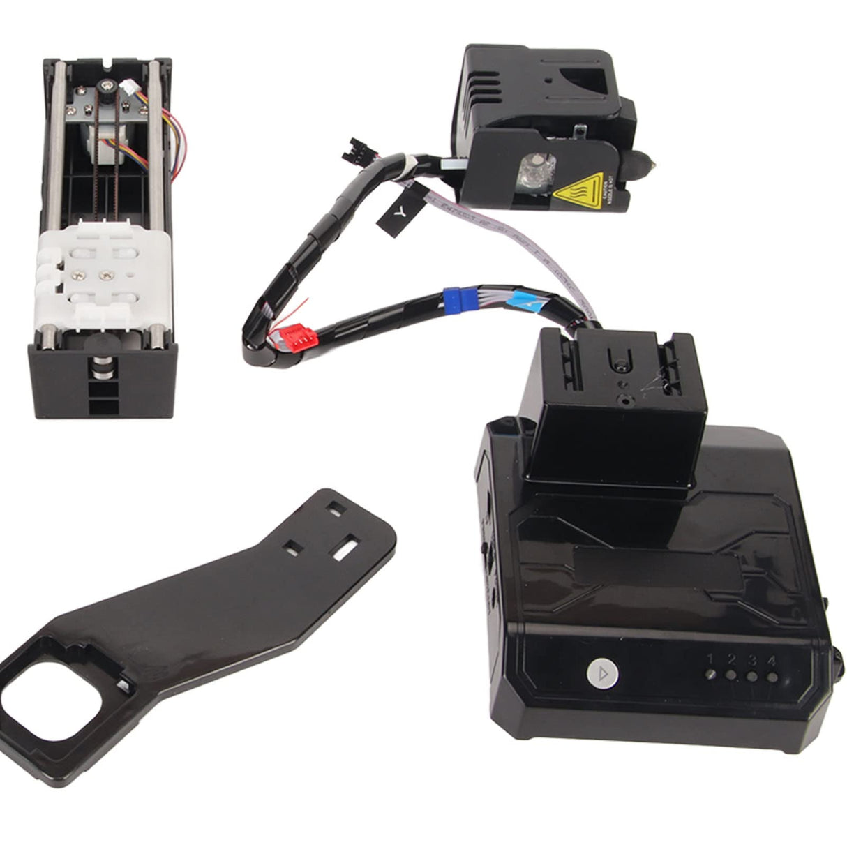 FDM Mini 3D Printer for Beginners, Smoothly Printing High Accuracy Mini 3D Printer with Uniform Heating, Quick Assembly, Easy for Kids (US Plug) Bewinner