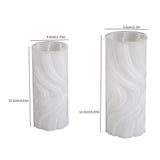 2 Pack Spiral Wave Resin Casting Molds - Silicone for 3D Animal Candle Making ESEENS