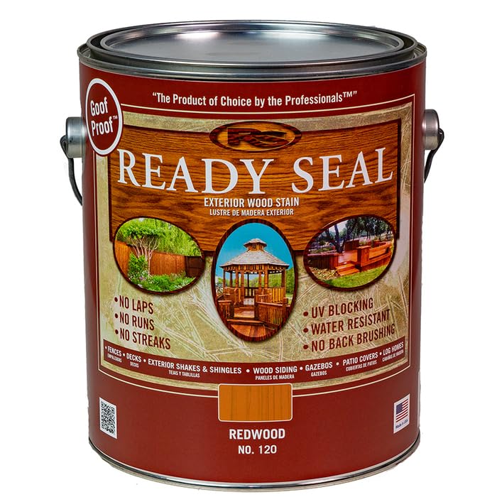 2-Pack of 1 gal Ready Seal 120 Redwood Exterior Stain & Sealer for Wood Ready Seal