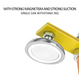BAYTORY Upgrade Magnetic Welding Support Ground Clamp Tools, Welding Magnet Head Strong Magnetism Large Suction, Copper Tail Welding Accessories Stability Clamps BAYTORY