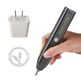 Handheld Ultrasonic Cutter,40pcs Replacement Blades,Multifunctional Plastic Cutting Tool Kit with Adjustable Power and Charger(No Battery) Generic