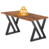 DorBuphan Table Legs Metal 2 PCS, Heavy Duty Steel Furniture Legs 28 inch, Industrial Modern DIY Desk Legs for Desks, Bench and Tables DorBuphan