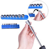 CARTMAN 148Piece Tool Set General Household Hand Tool Kit with Plastic Toolbox Storage Case Blue CARTMAN