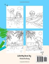 Fun at the Beach: Coloring Book Adventure for Kids WoodArtSupply