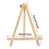12PCS Wood Easels, 9 Inches Tabletop Easels, Art Craft Painting Easel Stand for Artist Adults Students HXSEMAYIG