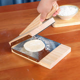 Kichvoe Tortilla Press Wooden Mexican Tortillera Presser Dumpling Skin Maker Pastry Dough Presser Tool for Homemade Tortilla Roti Chapati Taco Pataconera Kichvoe
