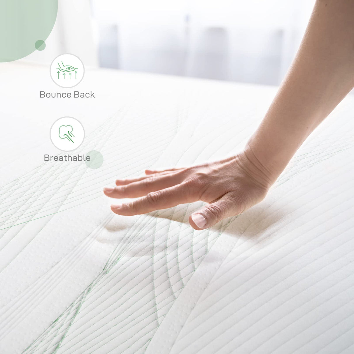 Novilla Queen Size Mattress, 10-Inch Gel Memory Foam Mattress for Good Sleep, Pressure Relieving, Matrress-in-a-Box, CertiPUR-US Certified, Medium Plush Novilla