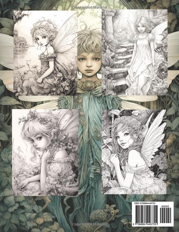 Secret Life of Fairies: Adult Coloring book: Stress-Free Coloring for the Fairy-Obsessed WoodArtSupply