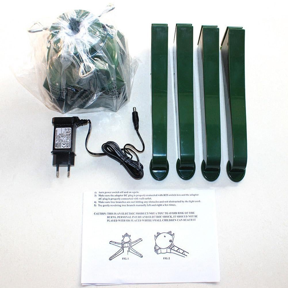 Musical Rotating Christmas Tree Stand with Speaker, 360 Degree Rotating Christmas Tree Stand with Music,Christmas Tree Rotating Stand,360° Spinning Christmas Tree Base with Music (31.5in) Generic