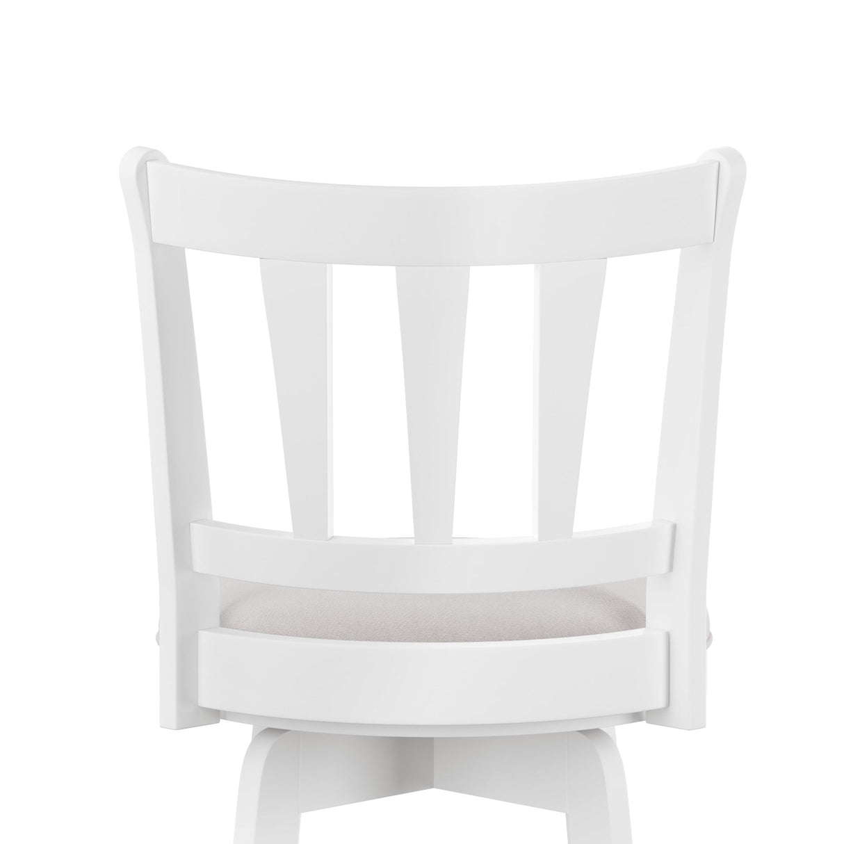 HILLSDALE Presque ISLE Wood Counter Height Swivel Stool White Hillsdale