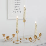 Eywamage Short Birch Bark Flameless Taper Candles with Remote, Flickering Wood LED Wax Candlesticks Set of 6 Eywamage