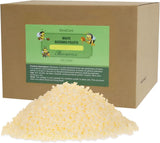 Beeswax Pellets 5LB Cosmetic Beeswax Triple Filtered Beeswax Pastilles for Candle Making Great for DIY Projects Creams Lotions Lip Balm and Soap Making Supplies(5LB) DenCert