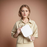 25 Sets Church Fans Handheld DIY Paper Fans Sublimation Blank Fans Wooden Sticks for Church Parties School Activities 7.1×6.3inches choyaxo