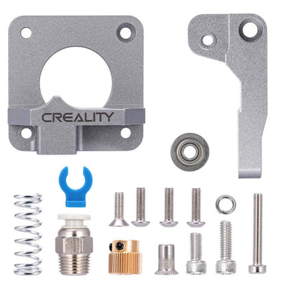 Creality Official Ender 3 Extruder Upgrade Metal Drive Feeder 3D Printer Parts for Ender-3 Pro/3S/3 V2/3 Max CR-10/10S Gray Aluminum 1.75mm Filament Extruder - WoodArtSupply