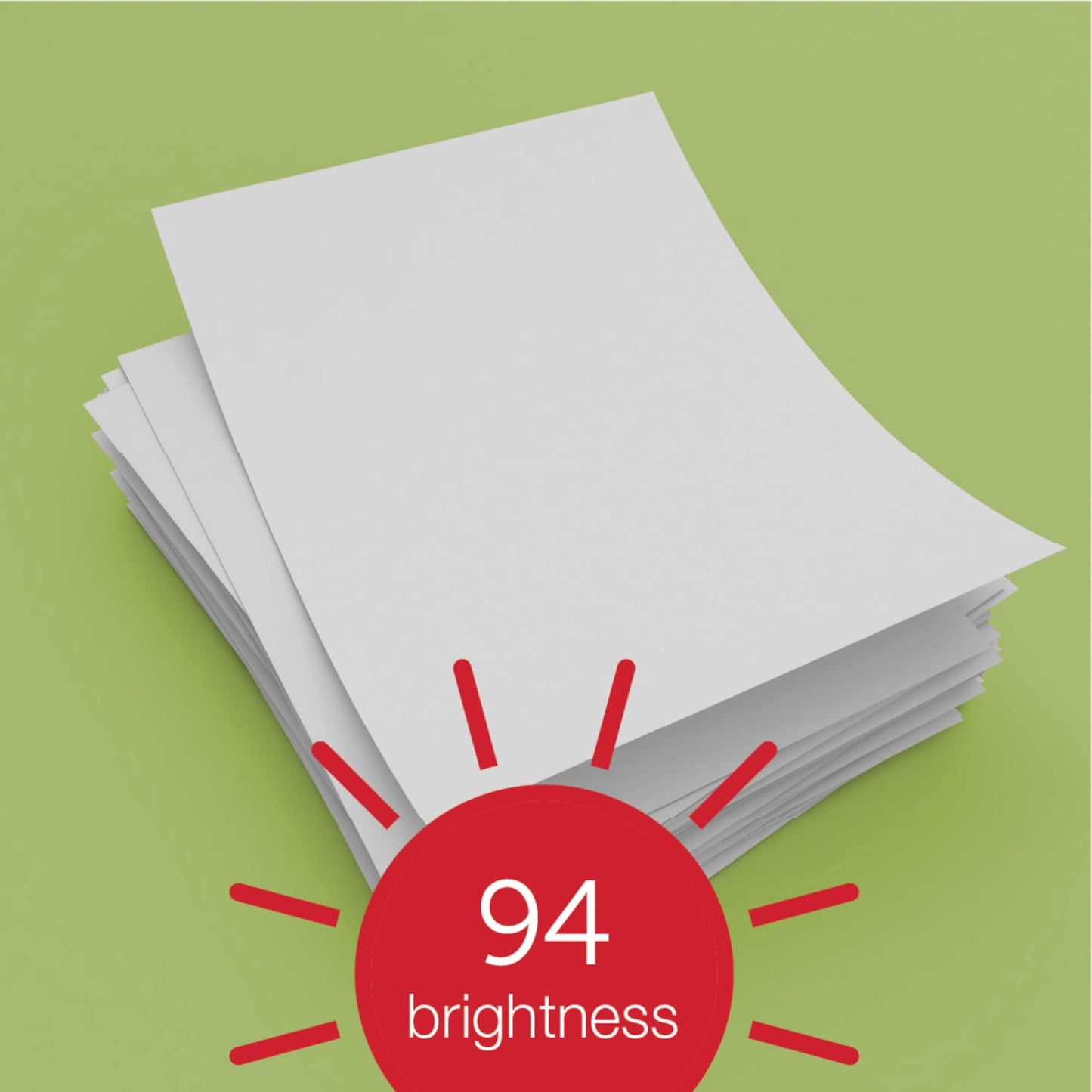 Office Depot(R) Brand Multiuse Paper, Letter Size Paper, 94 (U.S.) Brightness, 20 Lb, White, 500 Sheets Per Ream, Case Of 8 Reams