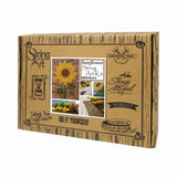 String of the Art Sunflower String Art Kit, American Made DIY Craft Kit for Adults, Stained Pine Wood (16" x 12"), Embroidery Floss, for Beginner to Advanced Crafters, Craft a Handmade Gift String of the Art