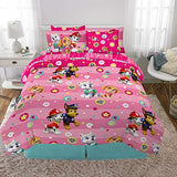 Paw Patrol Girls Kids Bedding Super Soft Comforter And Sheet Set With Sham, 7 Piece Full Size, (Official) Nickelodeon Product By Franco Franco