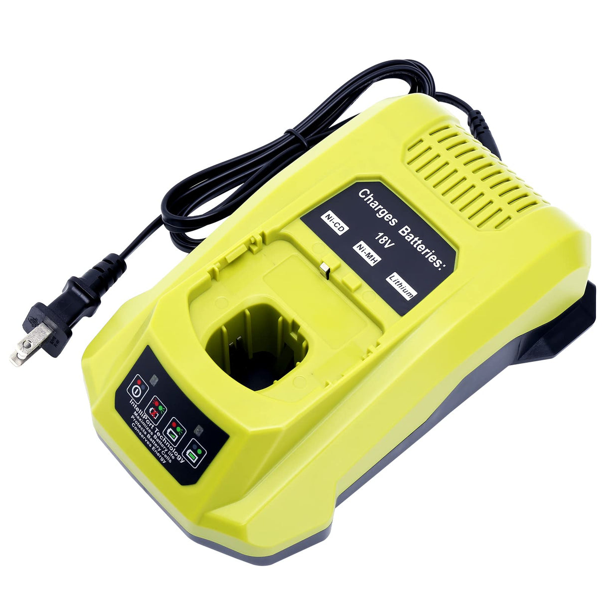 Biswaye P117 Compatible with Ryobi 18V Charger, Compatible with Ryobi 12V-18V One+ Lithium NiCad NiMh Battery P102 P108 P189 P197 P103 P105 P107 P190 P191 PBP002 PBP005 Biswaye