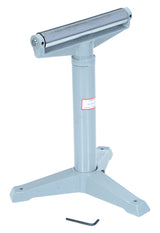 Vestil STAND-H 14" Horizontal Deluxe Roller Stand, 23" - 38-1/2" Height, 1760 lbs Capacity, Light Blue Vestil