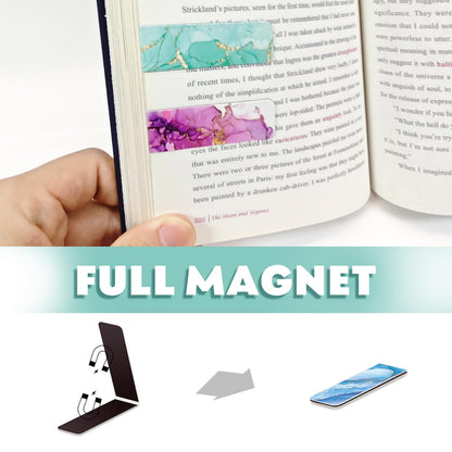 30 Pieces Bookmark, Magnetic Bookmarks for Book Lovers Women Men, Bookmarks Bulk for Reading Lovers, Magnet Bookmark Clips for Teachers Students