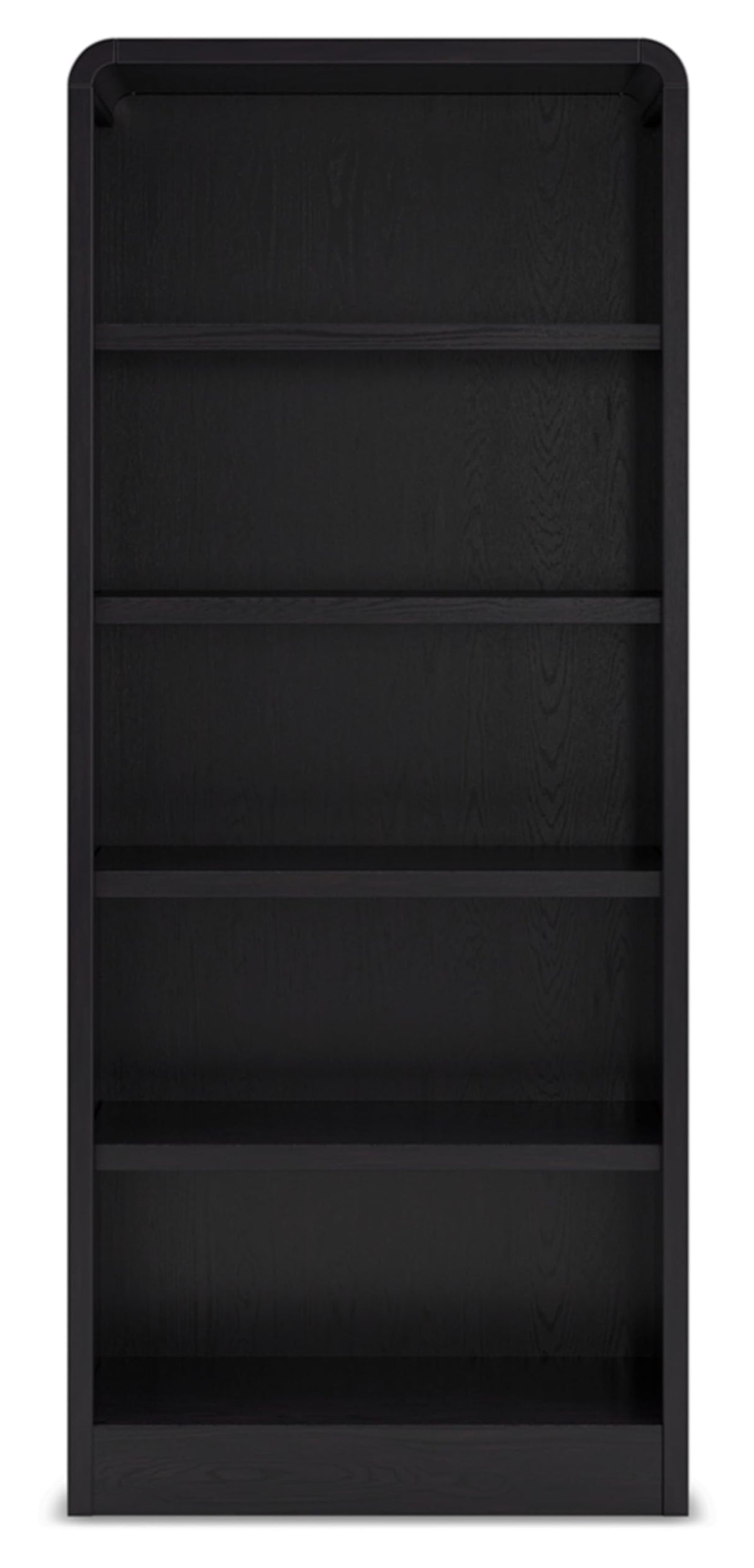 Signature Design by Ashley Rowanbeck Modern Freestanding 5-Tier 72" Bookcase with 3 Adjustable Shelves, Black Signature Design by Ashley