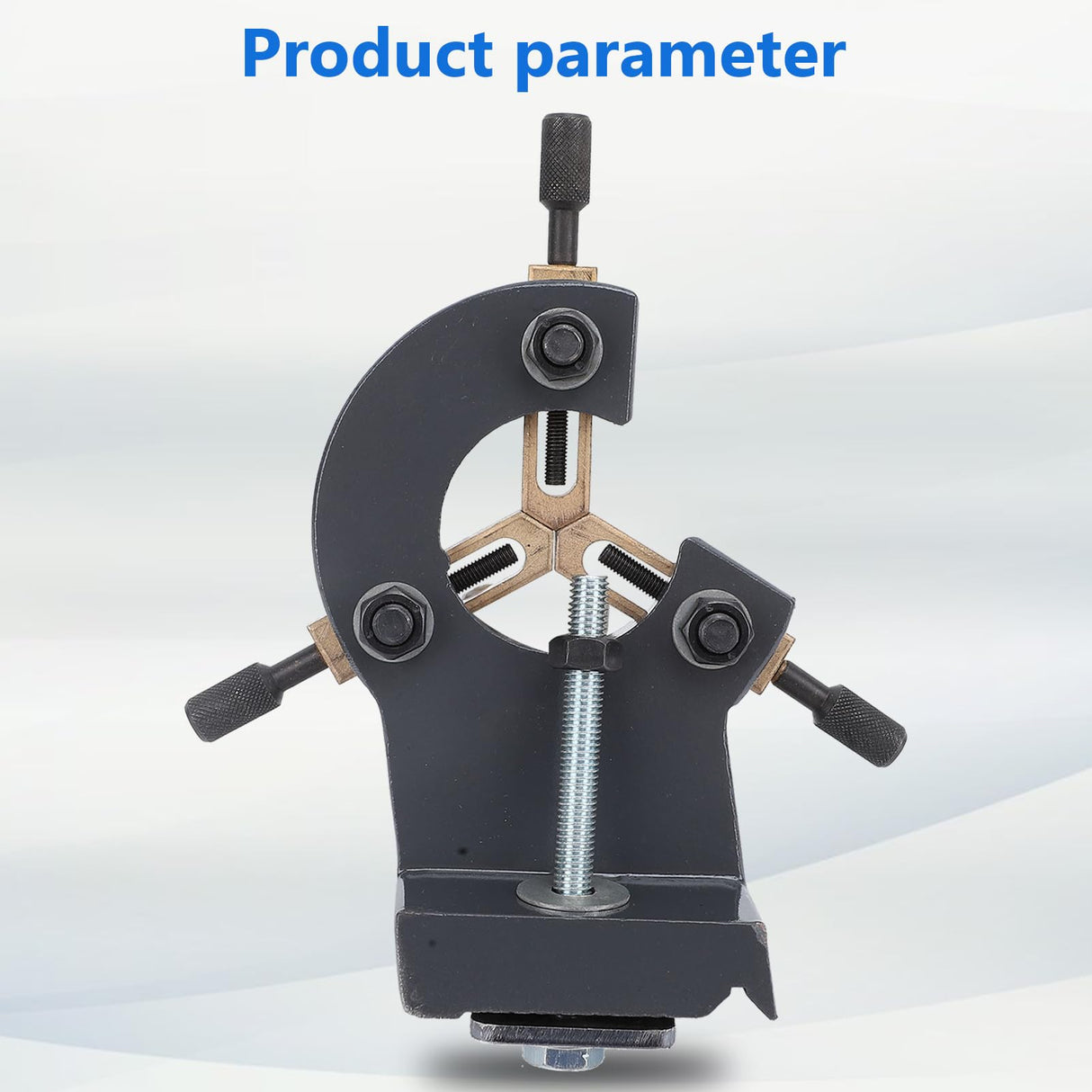Lathe Center Rest, Metal Fixed Mini Lathe Steady Rest with 3 Contacts, Woodturning Steady Rest MultifunctionalLathe Stabilizer Fixed for 0618 CJ18 CJ0618A 7x12 7x14 0618 3B Xiuganpo