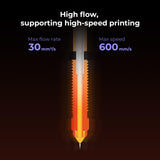 Creality Ender 3 V3/Plus K1C 3D Printer Nozzle Kit, Unicorn Quick-Swap Nozzle Kit 0.4mm 0.6mm 0.8mm, Steel-Tipped Copper Nozzle and Titanium Alloy Heatbreak, High Flow Nozzle Kit for 3D Printers Creality