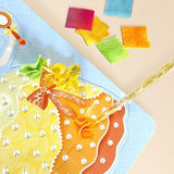 Mystoneer Poke Art Kits for Kids, Fabric Art Frenzy for Kids, Enchanted Fabric Art Set Crafts for Girls Ages 4-8, 6-8, 8-12, 5, 6, 7, 8, 10 (C-Fairy Tale Kingdom) Mystoneer