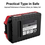 Biswaye 2 Pack 20V MAX Lithium Battery PCC680L Replacement for Porter Cable 20V Tools Battery PCC681L PCC682L PCC660 PCC641 PCC683L PCC685L PCC601 PCC670 Biswaye