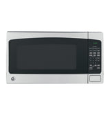 GE Countertop Microwave Oven, 1,200-watt Capacity, 2.0 Cubic Ft., 8 Auto Setting Cooking Settings, Child-Lock Technology, Kitchen Essentials for the Countertop, Dorm Room or Apartment, Satinless Steel GE