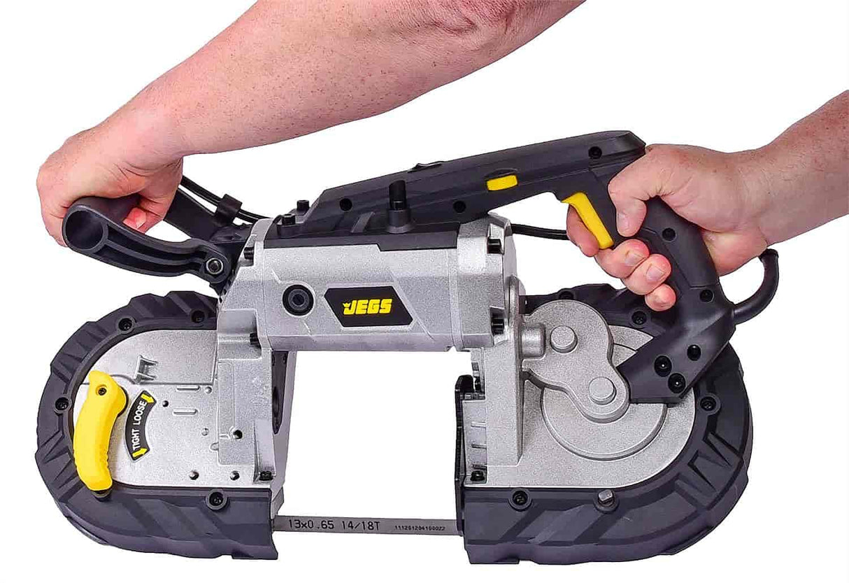 JEGS 95722 Portable Band Saw 5 in. Deep Cut 10 Amp 24 Tooth Band JEGS