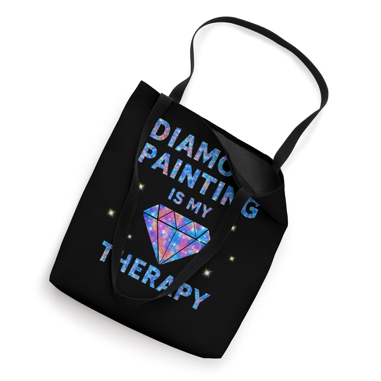 Diamond Painting is my Therapy DIY Art Lover Relaxation Time Tote Bag Diamond Painting For Art Lovers