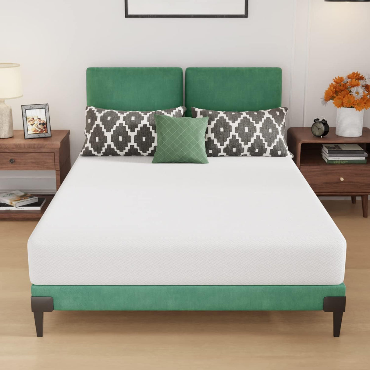 PayLessHere Gel Memory Foam Mattress 8 inch Mattress, CertiPUR-US Certified,Breathable Bed Mattress for Cooler Sleep Supportive & Pressure Relief,Removable Soft Cover,Mattress in Box, White Full PayLessHere