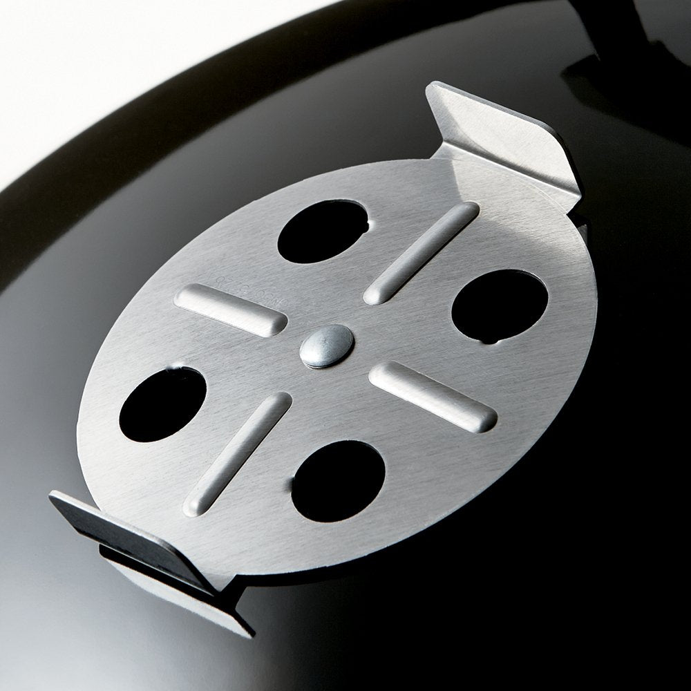 Weber 18-inch Smokey Mountain Cooker, Charcoal Smoker,Black Weber