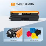 Cool Toner Compatible TN433 Toner Cartridge Replacement for Brother TN433 TN-433 MFC-L8900Cdw for Brother HL-L8360Cdw HL-L8260Cdw MFC-L8610Cdw HL-L8360Cdwt Printer (Black Cyan Magenta Yellow, 4 Pack) Cool Toner