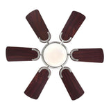 Westinghouse Hadley 30 Inch Brushed Nickel Finish Ceiling Fan with 6 Reversible Blades and Bowl Light Kit with 1 Candelabra Base Light Bulb Westinghouse