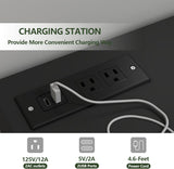 Loomie 9 Drawer Dresser for Bedroom with LED Lights & Power Outlet, Large 63" Black Dressers & Chest w/Deep Drawers, Triple Wide Dresser TV Stand for TVs up to 75",Dressers Organizer w/3 Open Cubbies Loomie