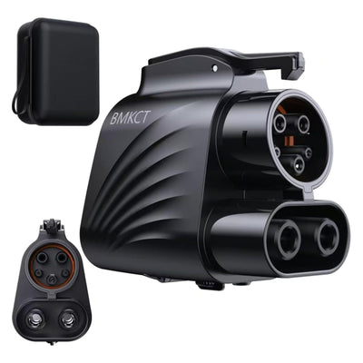 BMKCT NACS to CCS1 Charging Adapter, 2025 Upgraded Max 500A 250KW, Fit for Tesla to CCS Adapter Compatible with Tesla Supercharger V3/V4 Station,Fit for Ford EVs,Fit for Rivian EVs,GM EVs