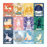Galison Cat Zodiac 500 Piece Puzzle, Multicolor, 1 EA Galison