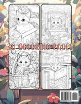 Cozy Cats in Boxes and More: A Cute Coloring Book for Teens and Adults of Cats Sitting Where They Shouldn’t WoodArtSupply