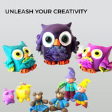 H&S Polymer Clay Modeling Kit – 26 Colors, 5 Sculpting Tools – Oven Bake Molding Set for Kids & Adults H&S