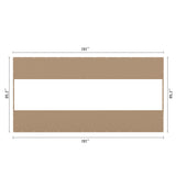 Domi Outdoor Clear Panel Curtain, 18 Oz Vinyl Curtains Weatherproof with Rustproof Grommets, Transparent Heavy Duty PVC Tarp Cover for Gazebo, Pergola, Patio Winter Protection(8'H x 16'W, Brown) domi outdoor living